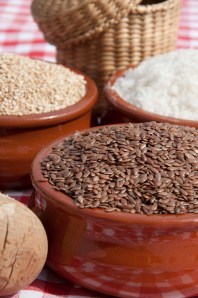 Nuestro sésamo eco y nuestra linaza eco.